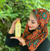 شامپو موی سر حاوی روغن مورینگا مناسب موهای شکننده و زبر و اسیب دیده برند ،exonic با حجم ۳۰۰ میل